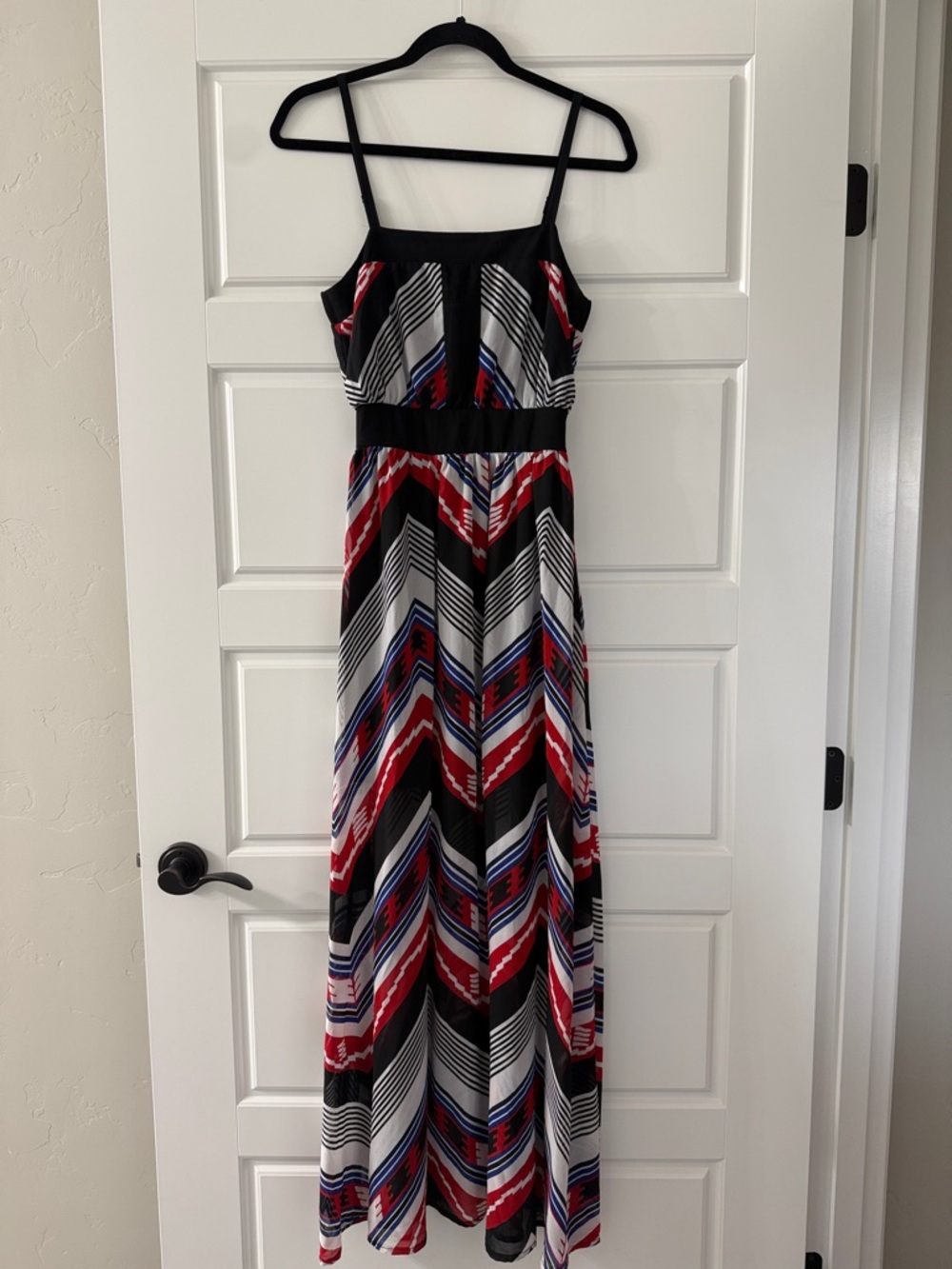 XOXO Black Dress with Elastic Waist - Small